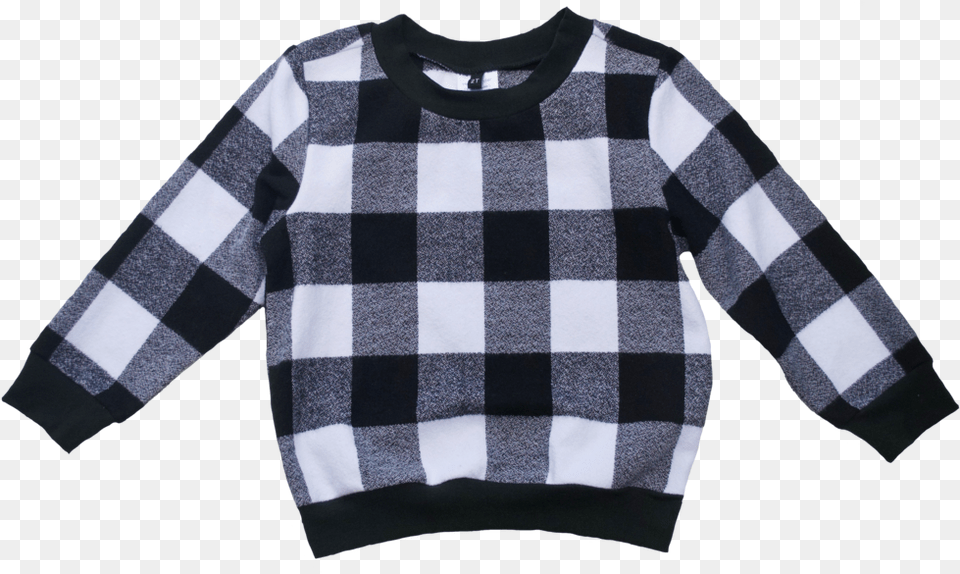 Blwhflpullover Gingham, Clothing, Knitwear, Sweater, Sweatshirt Png