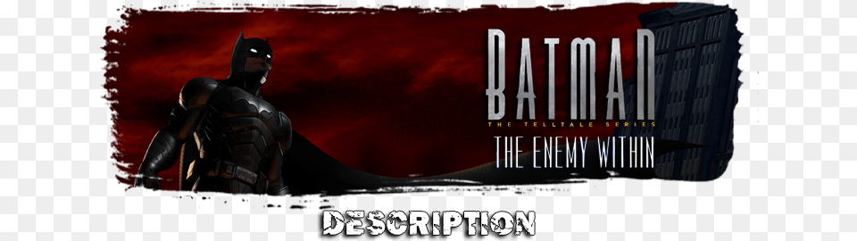 Bm Tts Desc Batman The Telltale Series Switch, Adult, Male, Man, Person Free Transparent Png