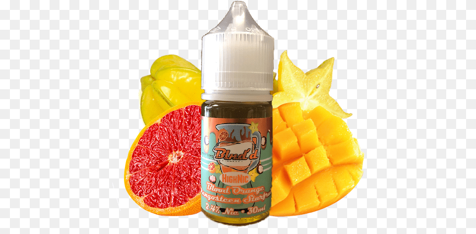Bmf Salts Blood Orange Mangosteen 30ml Vape Juice Blood Orange Mango Vape Juice, Citrus Fruit, Food, Fruit, Grapefruit Free Png