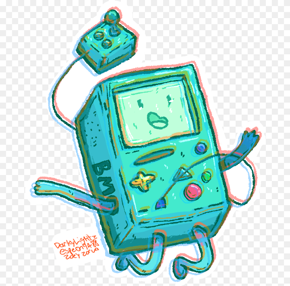 Bmo Artwork By Me Adventuretime Dot, Robot, Baby, Person Png Image