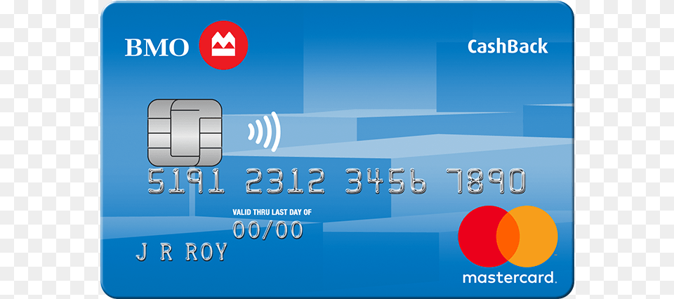 Bmo Cashback Mastercard Bmo Card, Text, Credit Card Free Png