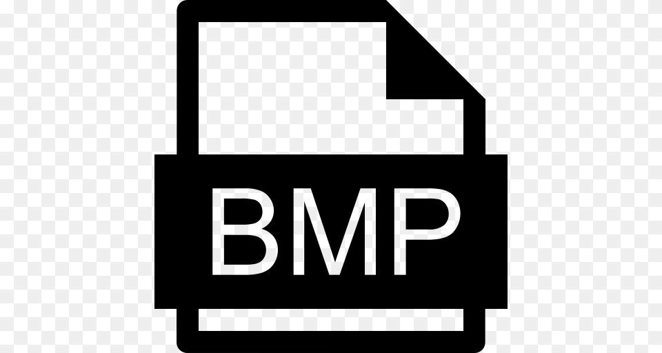 Bmp Extension Icon With And Vector Format For Free, Gray Png Image