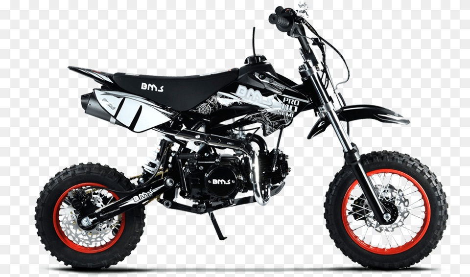 Bms Pro Ssr 125 Pit Bike, Machine, Spoke, Motorcycle, Vehicle Free Png