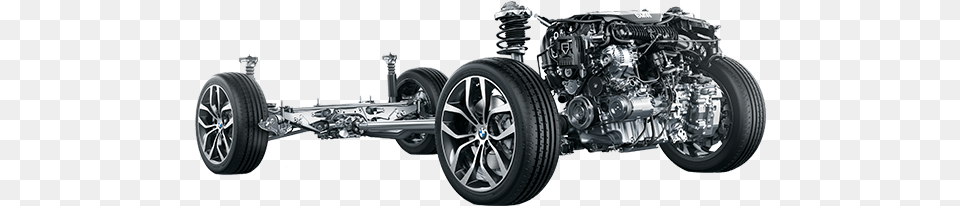 Bmw Chassis 2017 Bmw X1 Chassis, Spoke, Axle, Machine, Vehicle Png
