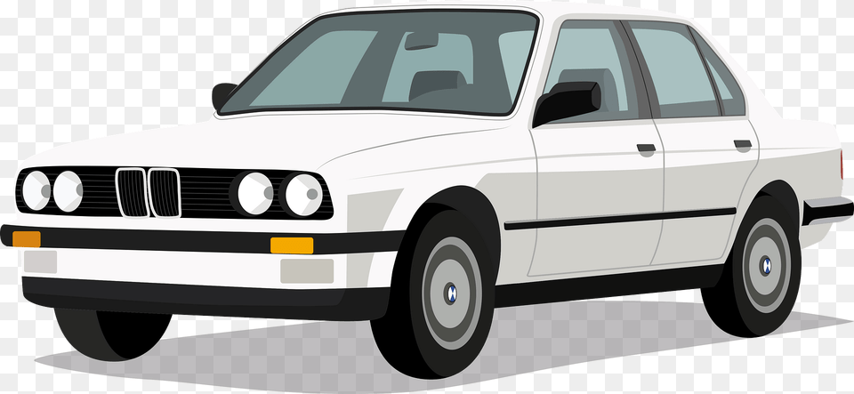 Bmw E30 Clipart, Car, Sedan, Transportation, Vehicle Png Image