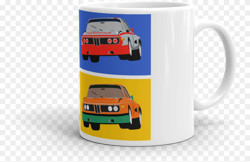 Bmw E9 Csl Alpina M Sport Schnitzer Etcc Designed Coffee Cup, Car, Transportation, Vehicle, Beverage Free Png Download