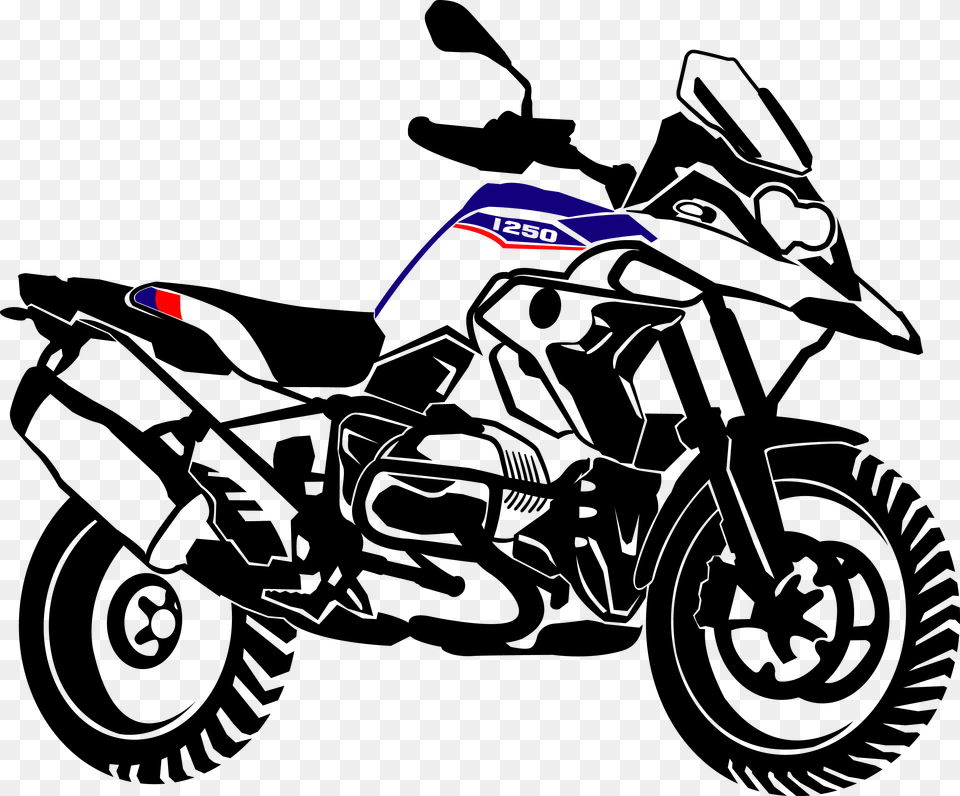 Bmw Gs 1200 Vector, Motorcycle, Vehicle, Transportation, Wheel Free Png Download