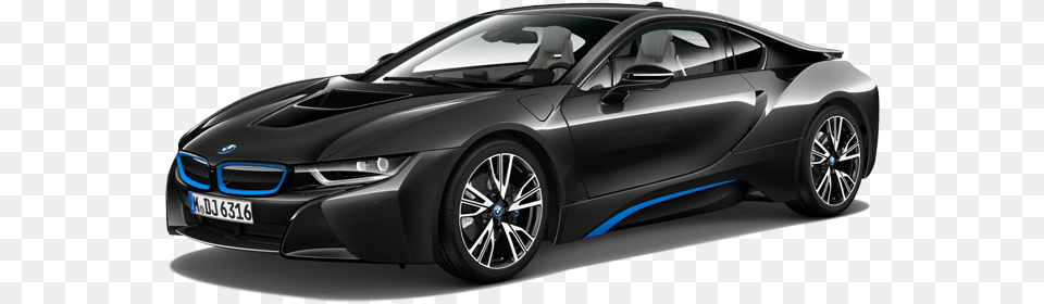 Bmw I8 Sports Car 2019 Bmw I8 Coupe Black, Sedan, Vehicle, Transportation, Sports Car Free Transparent Png