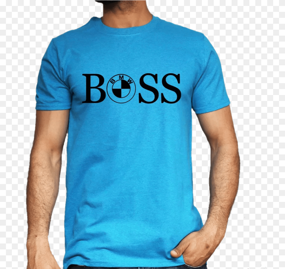 Bmw Logo Boss T Shirt 100 Cotton Arabic Islamic T Shirt, Clothing, T-shirt Free Png