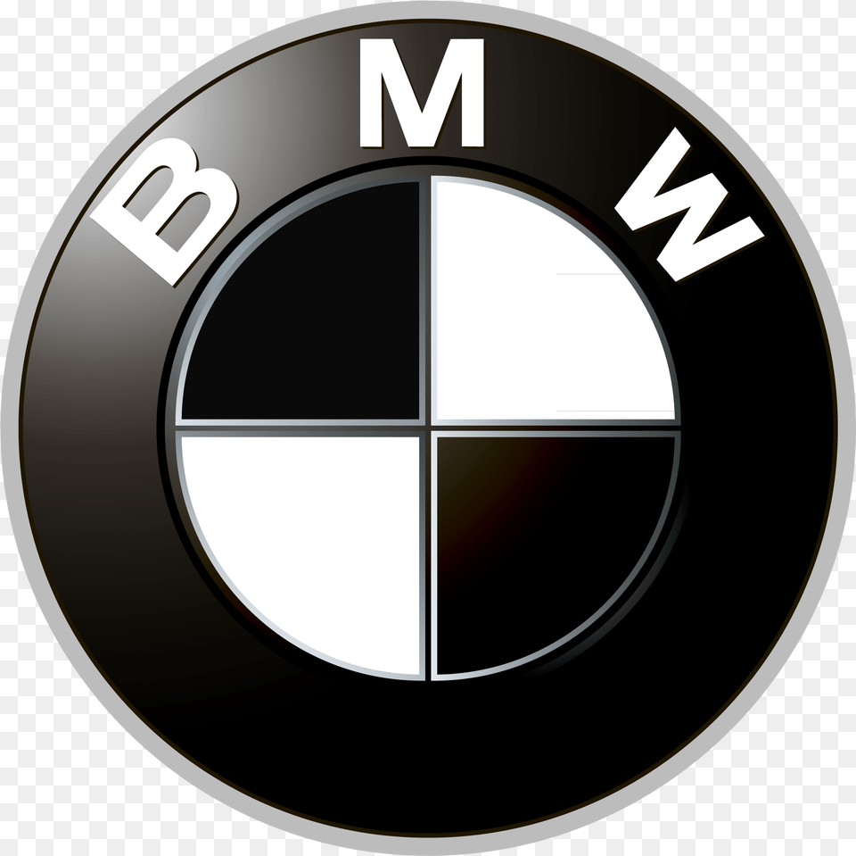 Bmw Logo Schwarz Wei, Emblem, Symbol, Disk Png