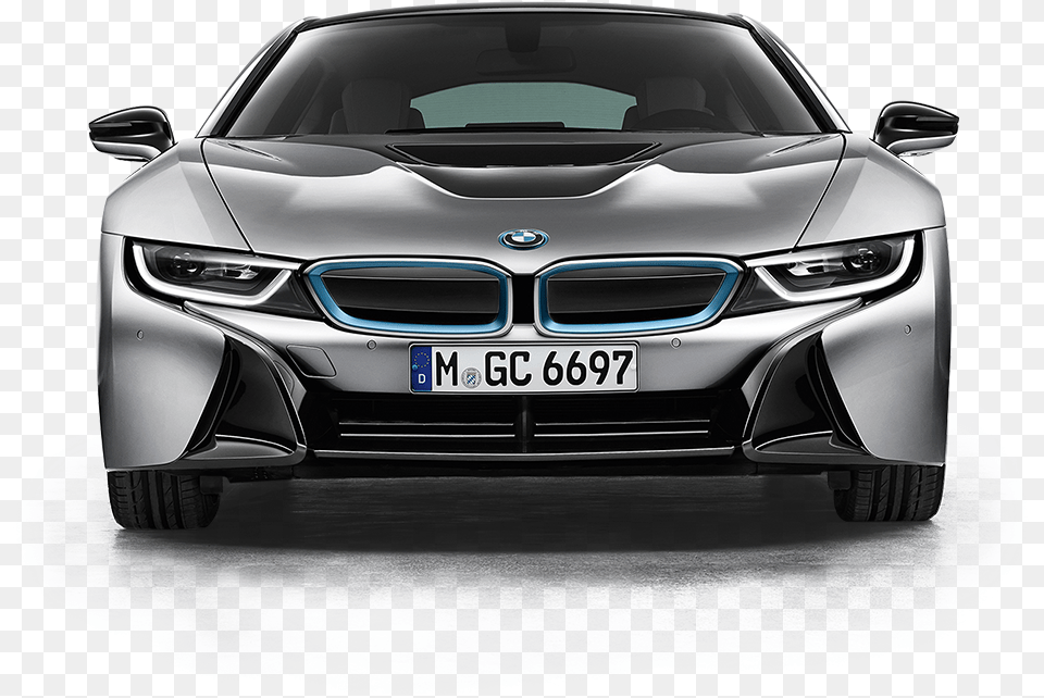 Bmw Sport Car Front View Image Bmw I8 Front View, Sedan, Vehicle, License Plate, Transportation Free Png
