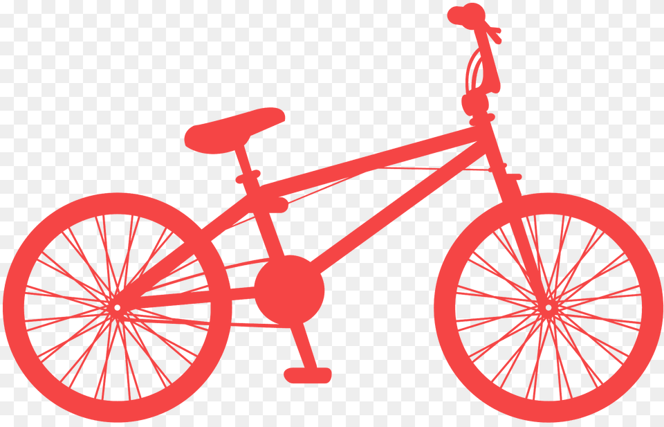 Bmx Bike Silhouette, Bicycle, Transportation, Vehicle, Machine Free Transparent Png