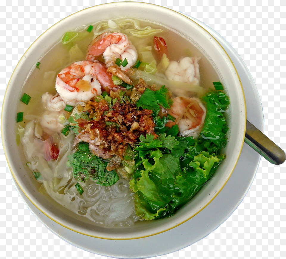 Bnh Canh, Bowl, Dish, Food, Meal Free Png Download