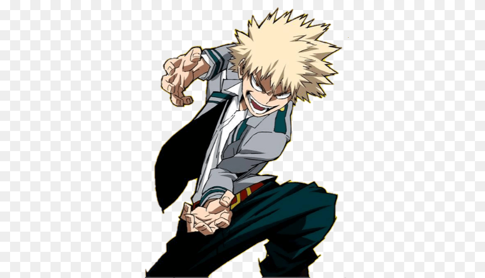 Bnha Myheroacademia Bakugou Katsuki, Book, Comics, Publication, Person Png