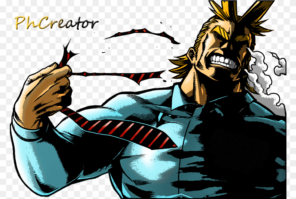 Bnha Transparent Allmight, Book, Comics, Publication, Adult Png Image