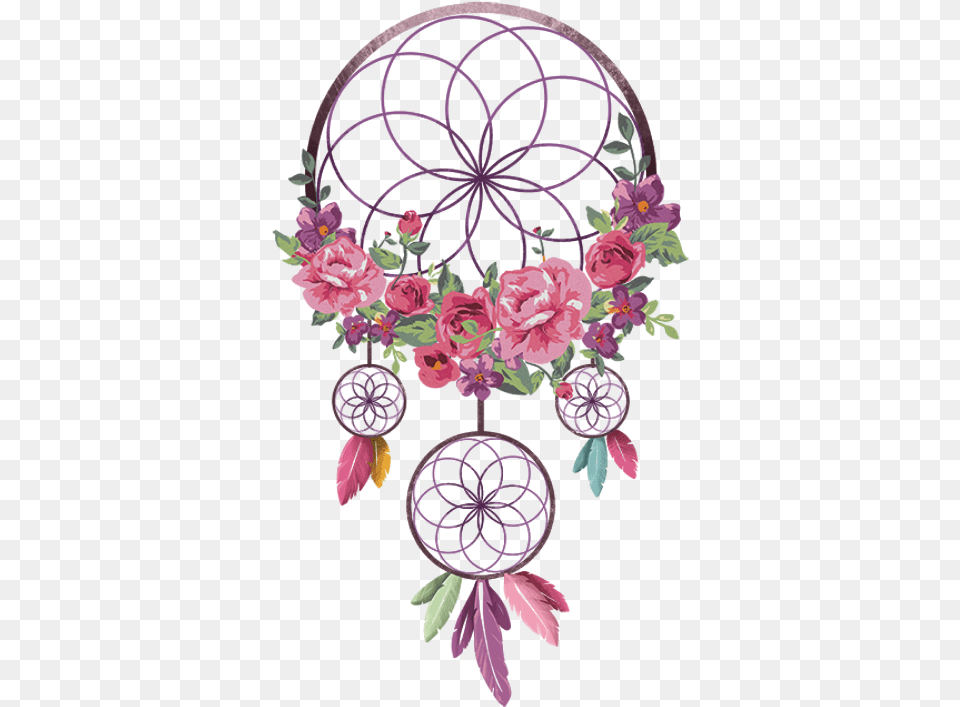 Bnw Dream Catcher And Edit Pink Dream Catcher, Art, Floral Design, Graphics, Pattern Free Png
