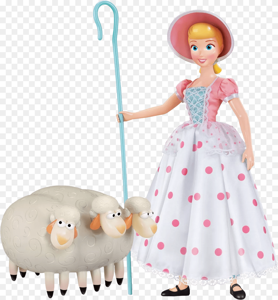 Bo Peep With Sheep Signature Collection 14 Action Toy Story 4 Bo Peep Sheep, Child, Doll, Female, Girl Png Image