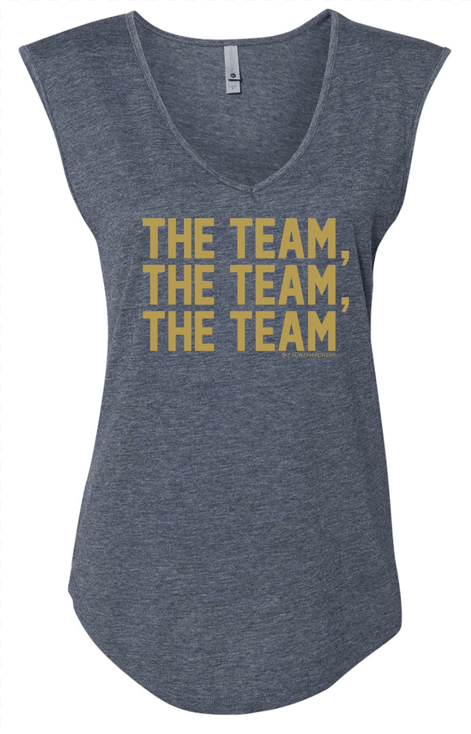 Bo Schembechler The Team Gold Foil Womens Sleeveless Dentist, Clothing, T-shirt, Shirt, Tank Top Free Png Download