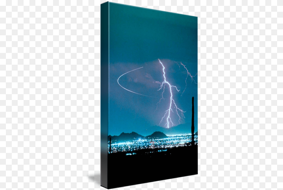 Bo Trek Lightning Strike By James Thunderstorm, Nature, Outdoors, Storm, Weather Free Png Download