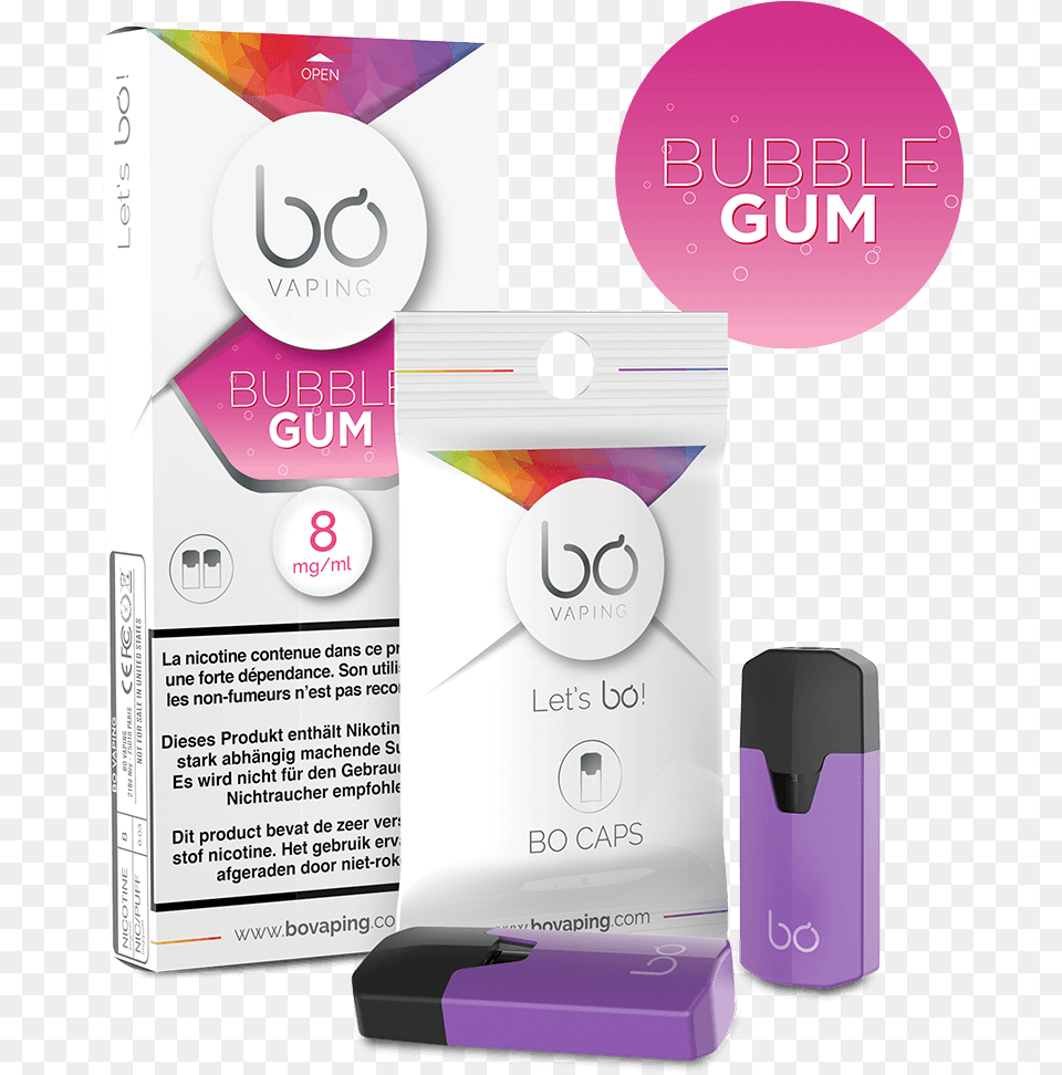 Bo Vaping Pods, Advertisement, Cosmetics, Poster, Bottle Free Transparent Png