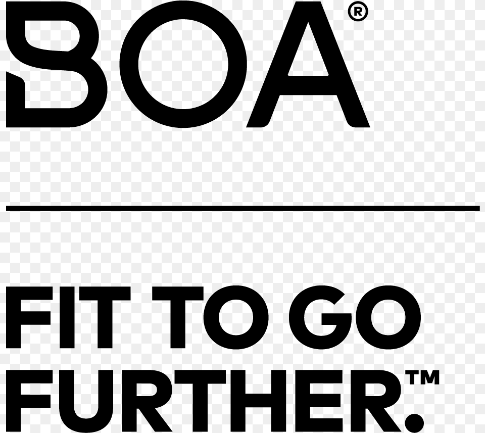 Boa Fit To Go Further Sign, Gray Free Png Download