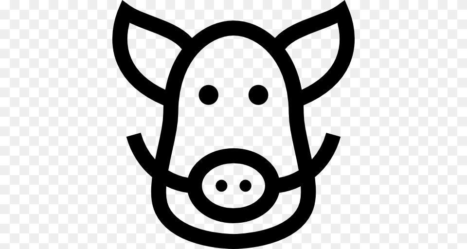 Boar, Stencil, Ammunition, Grenade, Weapon Png