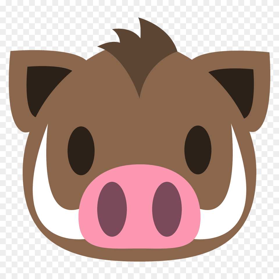 Boar Emoji Clipart, Snout, Animal, Fish, Sea Life Free Png