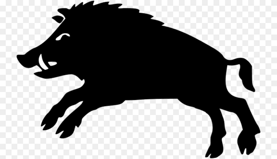 Boar Silhouette, Animal, Hog, Mammal, Pig Free Transparent Png