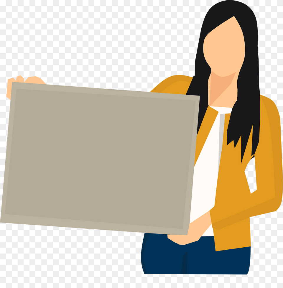 Board Clipart, Person, Reading, White Board, Adult Free Png