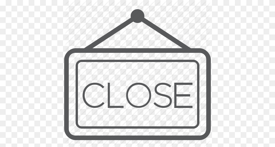 Board Close Close Board Hanging Sign Signboard Icon, Gate, Symbol, Text Free Transparent Png