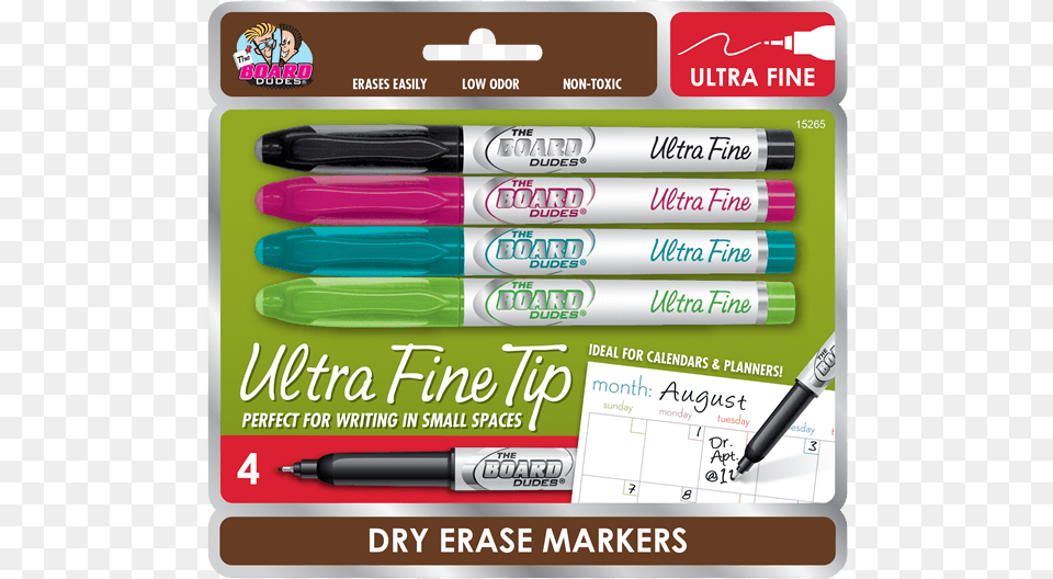Board Dudes Ultra Fine Dry Erase Markers, Marker, Pen Free Png Download