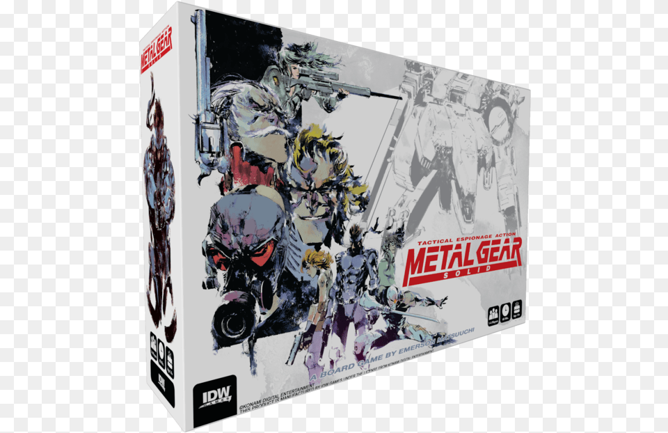 Board Game Metal Gear Solid, Publication, Book, Comics, Weapon Free Transparent Png