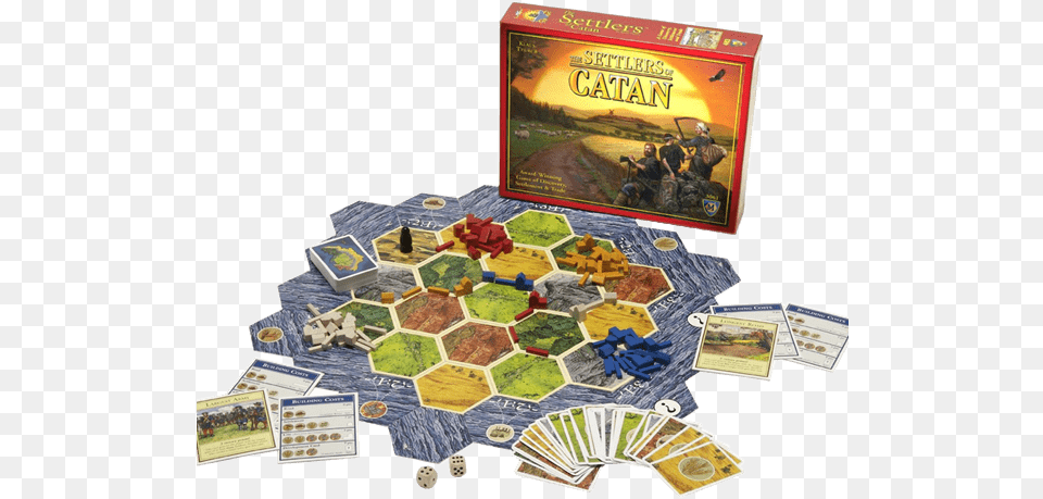 Board Game Settlers Of Catan Board Game, Person Free Png