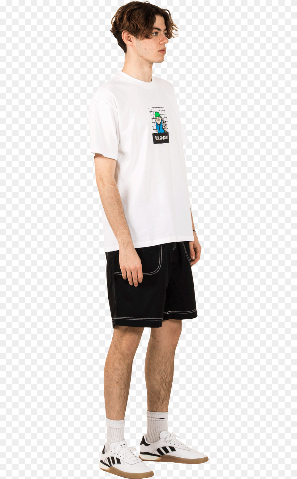 Board Short, T-shirt, Clothing, Sneaker, Footwear Png Image