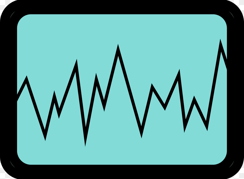 Board With Cardiogram Clipart, Electronics Png Image