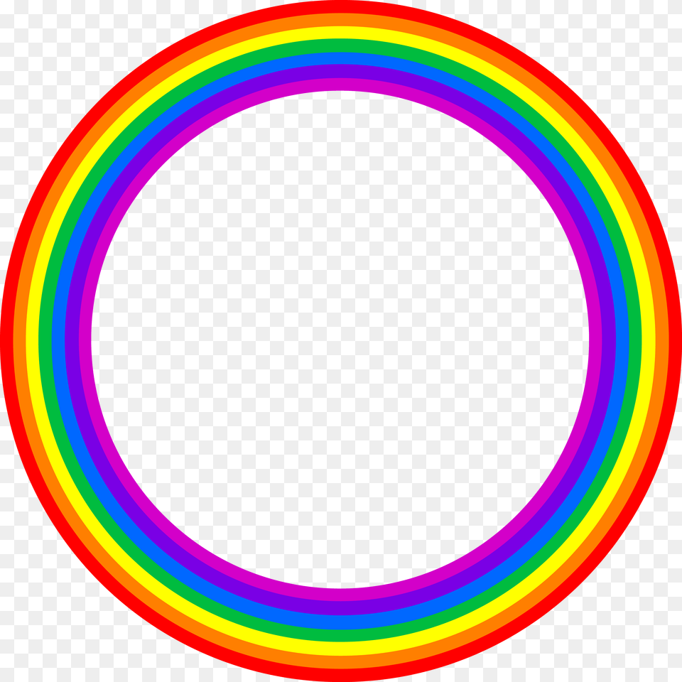 Boardes Rainbow Circle, Hoop, Oval Free Transparent Png