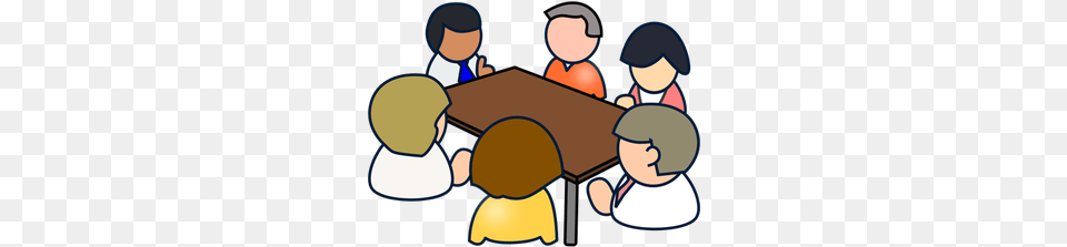 Boardroom Meeting Clip Art, People, Person, Furniture, Table Free Png Download