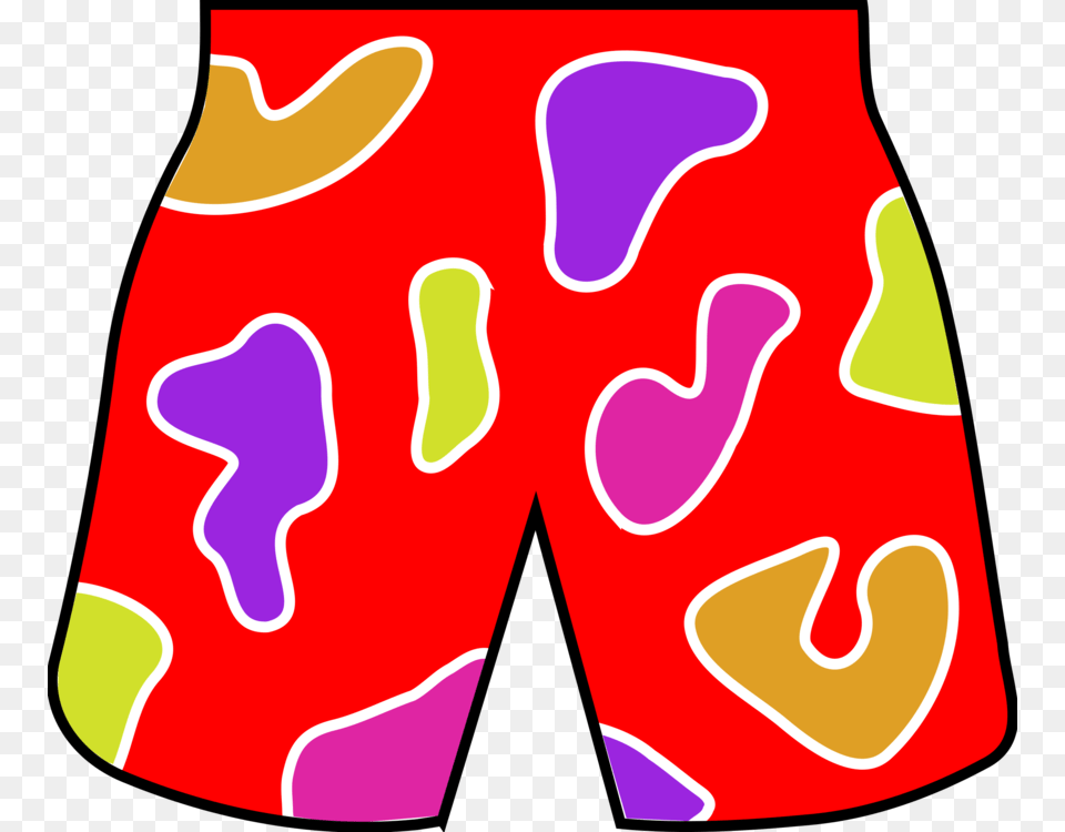 Boardshorts Clothing Swimsuit Trunks, Shorts, Food, Ketchup, Swimming Trunks Free Png Download