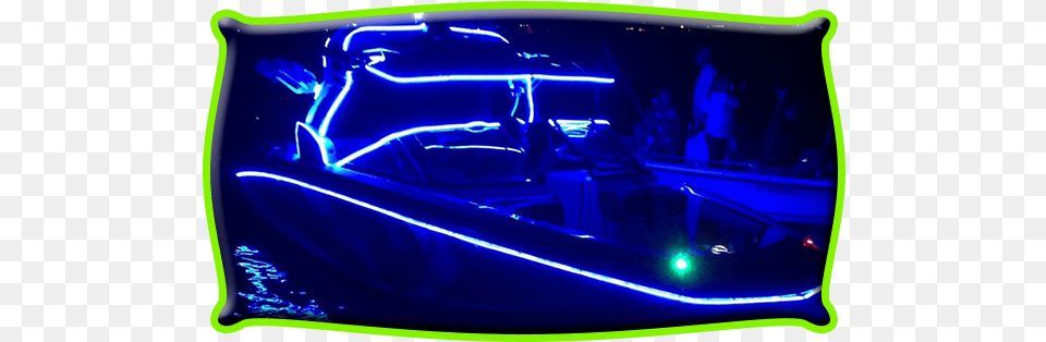 Boat, Light, Person, Neon Png Image