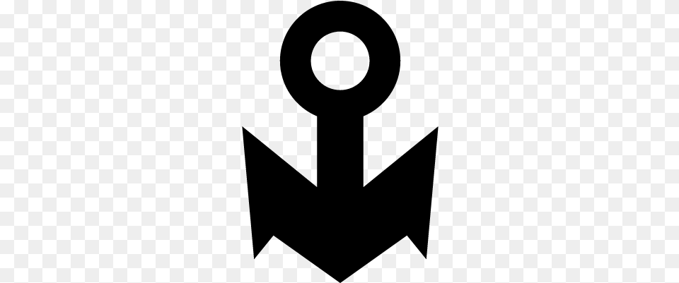 Boat Anchor Vector Anchor, Gray Png