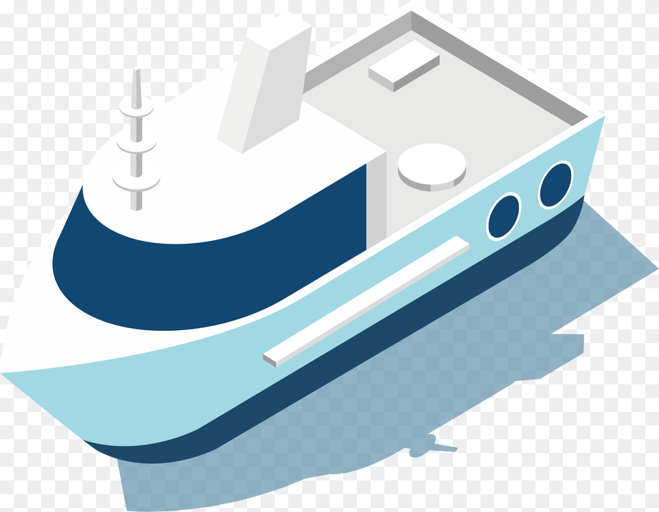 Boat Blue Transprent Angle Ship, Transportation, Vehicle, Yacht, Hot Tub Free Transparent Png