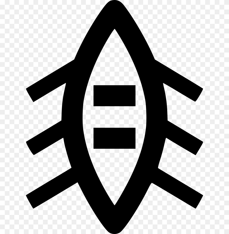 Boat Canoe Emblem, Cross, Symbol, Logo Free Png Download