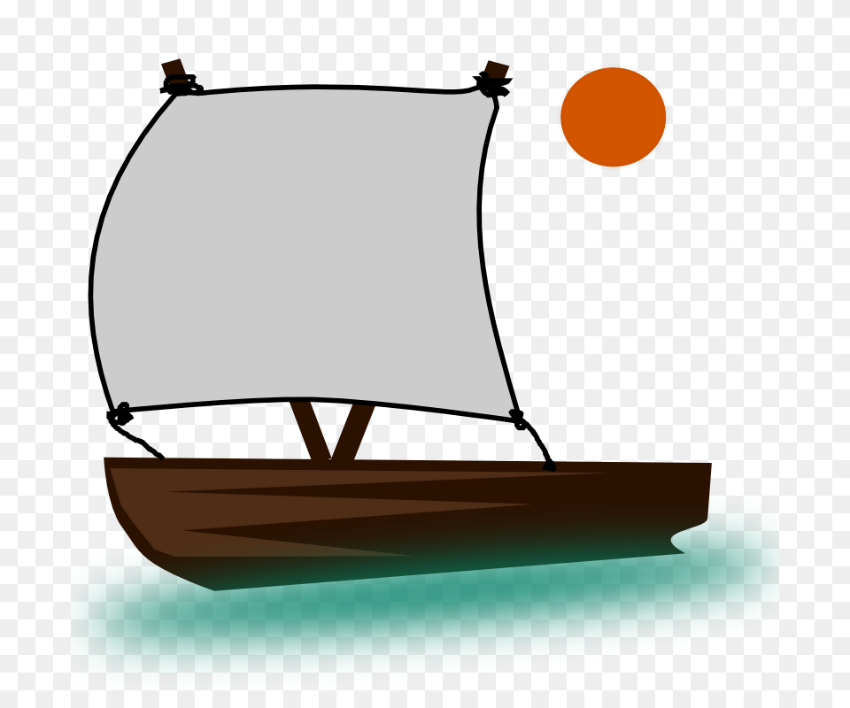 Boat Cartoon Clip Art, Sailboat, Transportation, Vehicle, Watercraft Free Png Download