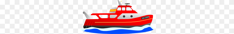 Boat Clip Art Is Sailing Away, Transportation, Vehicle, Watercraft, Canoe Png Image