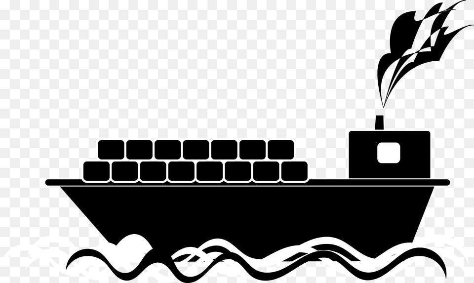 Boat Clipart, Green, Plant, Potted Plant, Stencil Png Image