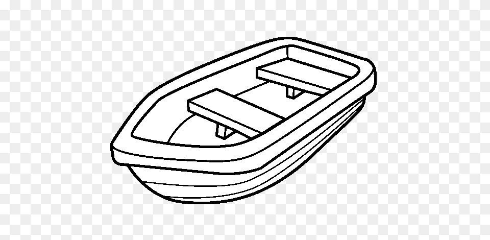 Boat Coloring, Dinghy, Transportation, Vehicle, Watercraft Free Png