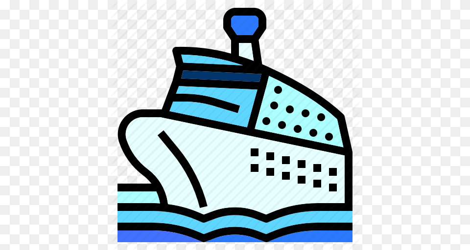 Boat Cruise Liner Ship Yacht Icon, Transportation, Vehicle Free Png Download