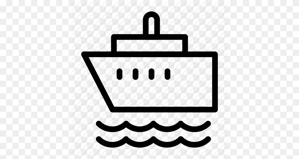 Boat Cruise Ship Transport Travel Icon, Weapon Png Image