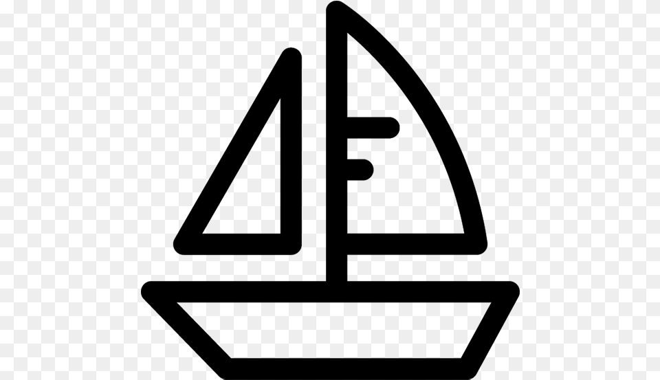 Boat Emoji Black And White Jpeg, Gray Free Png