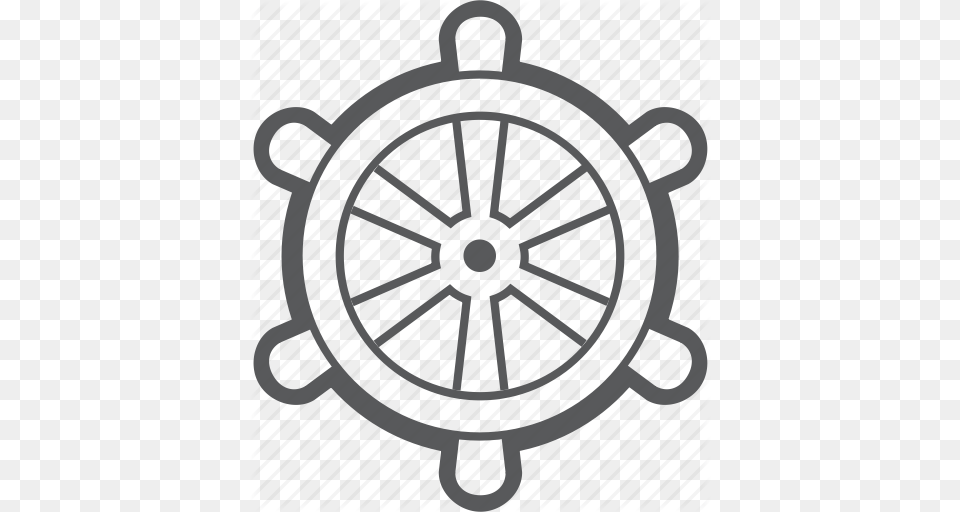 Boat Helm Ship Steering Transport Vehicle Wheel Icon, Machine, Spoke, Gate Free Transparent Png
